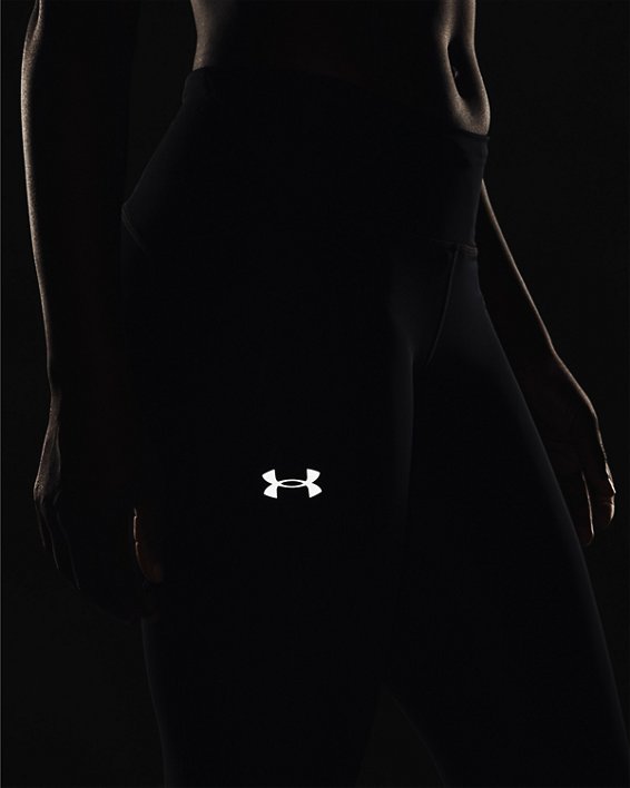 Women's UA Fly-Fast Graphic Capris, Black, pdpMainDesktop image number 4